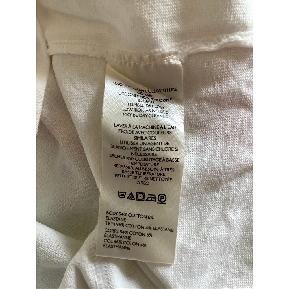 We The Free People Women's Small White The Tee that Got Away T Shirt Y2K R7-7 - Picture 7 of 7
